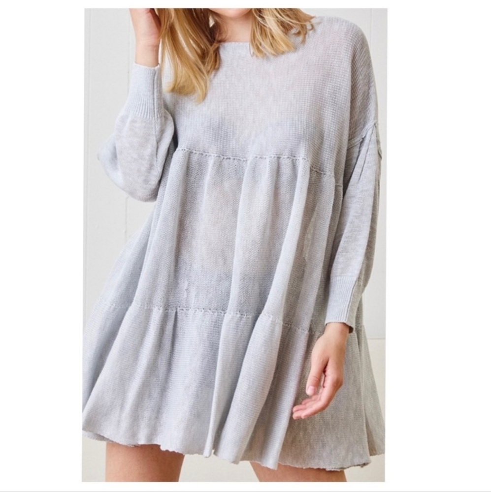 Boho Chic Tiered Boatneck Top✨️ - Picture 3 of 9